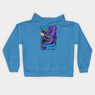 Bring Back Neon Cartoon Monster Merch Kids Hoodie